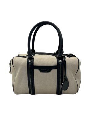 Herni Bendel Beige Weekender Satchel Bag